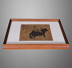 下花园书画装裱配框服务案例